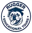 dog in circle with text rugger educational tours